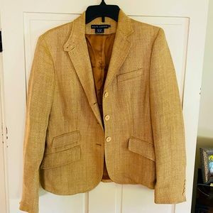 Purple label linen blazer